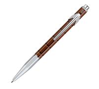 Caran Dache Ballpoint Pen, Chocolate, with Goliath Blue Medium Cartridge