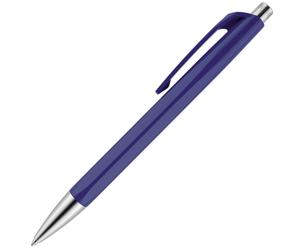 Caran Dache Ballpoint Pen, Night Blue, with SwissRide Blue Medium Cartridge