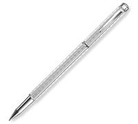 Caran d'Ache Chevron Roller Pen - Rhodium