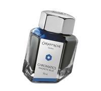 Caran d'Ache Chromatics - Inchiostro 50 ml, colore: Blu magnetico