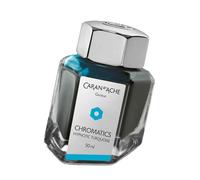 Caran d'Ache Chromatics - Inchiostro 50 ml, colore: Turchese