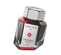 Caran d'Ache Chromatics Infrared - Inchiostro 50 ml, colore: Rosso
