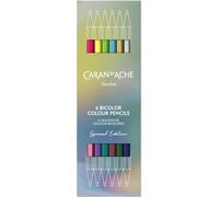 Caran d'Ache Claim Your Style Set Matite Bicolore 6 Pezzi Punta Dual