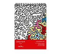 Caran D'Ache Colorare Pad A5 - Keith Haring Edizione Speciale - 20 Pagina -