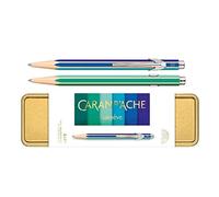 Caran d'Ache Colour Treasure Collection - Penna a sfera 849 colori freddi arcobaleno