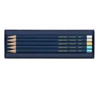 Caran d'Ache Cosmic Blue Set Di 10 Matite Colorate Metalliche Assortite