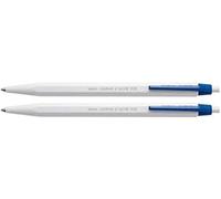 Caran d'Ache d´Ache 825 0825.260 - Set di 2 penne a sfera a pressione, in plastica, colore: Grigio/Blu