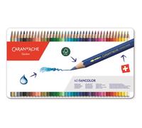 Caran D'Ache Fancolor 40 Idrosolubile Colore Matite Bozzetti Artista Teglia Set