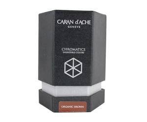 Caran d'Ache Flacone di inchiostro Chromatics da 50 ml, marrone organico