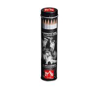 Caran d'Ache Graphite Line 775.315 - 15 Matite Grafwood in tubo metallico