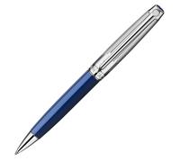 Caran d'Ache Léman Cosmic Blue CC4789.024 - Penna a sfera in ottone, colore: Blu, tratto: Nero, tratto: M