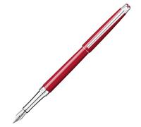 Caran D'Ache Leman - Penna stilografica sottile, colore: Rosso