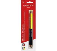 Caran D'Ache Montatore Set 2 Colore Matite Dual Hb Corrections per Evidenziare