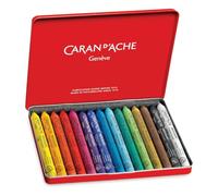 Caran d'Ache - NEOCOLOR I - Assortimento 15 pastelli a cera colorati (non acquerellabili) - 700.0315