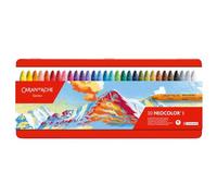 Caran D'Ache - NEOCOLOR I - Assortimento 30 pastelli a cera colorati non acquerellabili - 700.0330