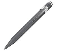 Caran d'Ache Penna a sfera 849 Classic Line grigio laccato, tratto: M, colore scritta: blu, lunghezza: 13 cm, 0846.495, nero