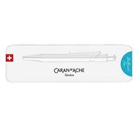 Caran d'Ache Penna a sfera 849 Colormat-x, colore turchese con custodia, 0849.681