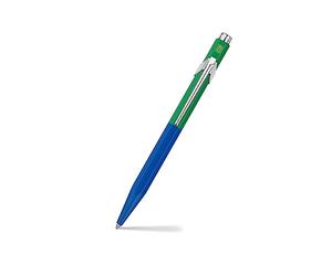 Caran D'Ache Penna a sfera 849 Paul Smith Cobalto/Smeraldo, nero M, in slimpack