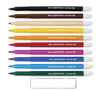 Caran d'Ache - Penna acquerello Swisscolor solubili ad acqua e lavabili. 10 pezzi + 1 cart