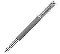Caran D'ache - Penna stilografica punta media placcata argento rodiato, Ivanhoe della serie Various