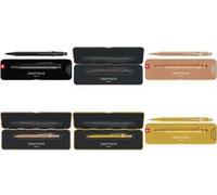 Caran D'Ache Pressure Pencil 844 Codice nero, 0,7 mm, albero esagonale nero fatto di alluminio, cronaca nera Matt, - 1 pezzo (8 NEW