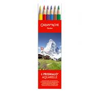 Caran D'Ache Prismalo Colore Matita 6 Cardbox Set Aquarelle Acquerello Artista