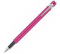 Caran d'Ache Purpur 849 Metal Fountain Pen Fluorescent EF