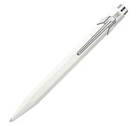 Caran d-Ache Penna a sfera 849 Classic Line bianco laccato, tratto M, colore scritta: blu, lunghezza: 13 cm, 0846.001