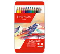 Caran D'Ache Supracolor 12 Set Artista Aquarelle Colore Matita Morbida