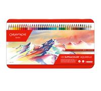 Caran D'Ache Supracolor Artista Idrosolubile 120 Colore Matite IN Legno Regalo