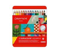 Caran D'Ache Supracolor Idrosolubile Matite Colorate Set Artista Soft Aquarelle