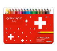 Caran D'Ache Swisscolor Acqua Resistente Bozzetti Artista Colore Matita Metallo