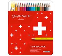 Caran D'Ache Swisscolor Acqua Resistente Bozzetti Artista Colore Matita Metallo