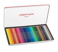 Caran D'Ache Swisscolor Idrosolubile Bozzetti Artista Colore Matita Metallo Set