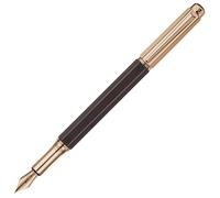Caran d'Ache Varius Fountain Pen, Ebony with Rose-Gold Plating, Nib F (4490.132)