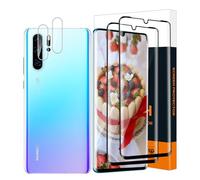Carantee 2+2 Pack Vetro Temperato per Huawei P30 Pro, Senza Bolla Protezione schermo, Fotocamera Protector, Copertura completa in 3D, 9H Durezza, Anti-olio, Ultra HD Chiaro Huawei P30 Pro Vetro