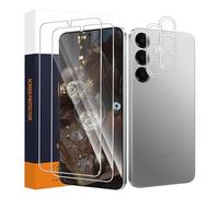 Carantee 2 + 2 pellicole protettive in vetro temperato per Samsung Galaxy S25 5G, protezione della fotocamera, bordo 2,5D, durezza 9H, antigraffio, tocco sensibile, senza bolle, pellicola protettiva