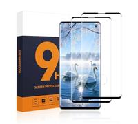 Carantee 2 confezioni di vetro temperato per Samsung Galaxy S10, durezza 9H, ultra resistente, sensibile al tatto, Samsung S10, protezione schermo 3D, copertura completa, ultra trasparente S10, vetro