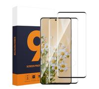Carantee 2 Pack Vetro Temperato per Oneplus 13 5G, Durezza 9H Anti Graffi Vetro Protezione, Bordi Nero Curvi 3D, Touch Sensibile, Anti-Olio, Senza Bolla, 0,33 mm HD Oneplus 13 Protezione Schermo