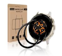 Carantee 2 pellicole protettive in vetro temperato per Garmin Venu 3s, HD, anti-bolle, antigraffio, anti-bolle, anti-bolle Venu 3S, pellicola protettiva 3D, anti-schegge, anti-sporco, Garmin 3s