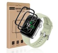 Carantee 2 pellicole protettive in vetro temperato per Huawei Watch Fit 3, alta chiarezza, paraurti ultra resistente allo sporco, durevole, Huawei Fit 3