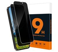 Carantee 2 pellicole protettive in vetro temperato per iPhone 15 Pro, pellicola protettiva per la privacy, HD, senza bolle, anti-olio, durezza 9H, antigraffio 15 Pro, protezione da sguardi indiscreti