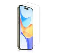 Carantee 2 pellicole protettive in vetro temperato per iPhone 17 Pro, durezza 9H, protezione completa in 3D, HD, trasparente, ad alta sensibilità, anti-impronte, senza bolle