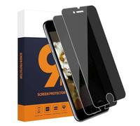 Carantee 2 pellicole protettive in vetro temperato per iPhone 6/6s/7/8/SE, antigraffio, privacy, anti-spia, senza bolle, anti-olio, per la privacy