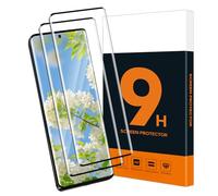 Carantee 2 pellicole protettive in vetro temperato per Motorola Edge 50 Pro/ 50 Ultra 5G, durezza 9H, antigraffio, anti-bolle, HD Edge 50 Pro 5G, pellicola in vetro curvo 3D senza schegge