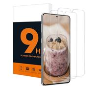 Carantee 2 pellicole protettive in vetro temperato per Samsung Galaxy S22, durezza 9H, anti-olio, bordo 2.5D, touch sensibile, nessuna bolle, alta definizione, 0,33 m