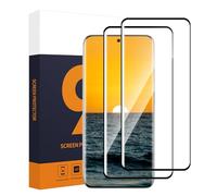 Carantee 2 pezzi per pellicola protettiva in vetro temperato per Honor Magic 6 Pro 5G, copertura completa 3D, durezza 9H, privo di graffi, ultra trasparente Sensitive Touch, impronte digitali, ID