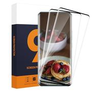 Carantee Pellicola protettiva in vetro temperato per Honor 90 5G, 2 pezzi 3D, bordi rotondi, durezza 9H, senza bolle, tocco sensibile, anti olio, 0,33 mm, alta definizione Honor 90