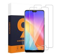 Carantee Pellicola protettiva in vetro temperato per Huawei P20 Pro, copertura completa 3D, trasparente, impronte digitali, durezza 9H, antigraffio, resistente alle cadute, infrangibile, 2 pezzi