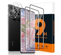 Carantee Vetro Temperato per Redmi Note 14 Pro 5G, 2+2 Pack Protezione | Durezza 9H Glass, Copertura Totale, Anti-Graffe, HD Chiaro, Alta Sensibilità, per Xiaomi Note 14 Pro Fotocamera Protector